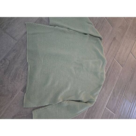 Women's Wishlist Knit Lounge Set Long Sleeve Wide Cropped Ankle Length Pants Gre - Picture 11 of 12